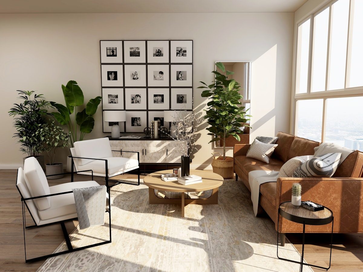 Cozy master bedroom armchair corner